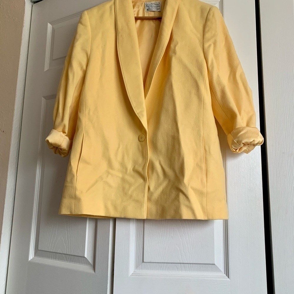 Pendleton Wool Yellow Blazer - image 3